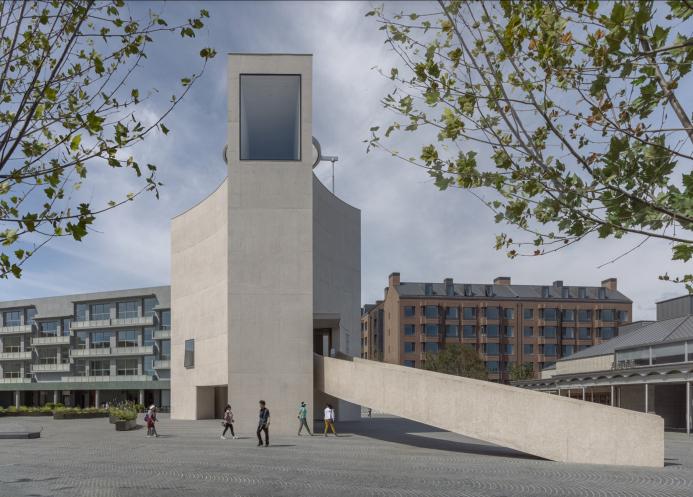 Vector Architects design concave Chapel of Music for seaside